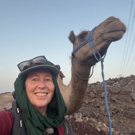 Modern female explorer Alice Morrison